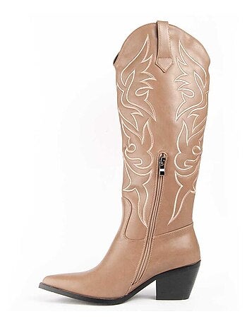 Botte à Talons Matériel Synthétique Montevita
