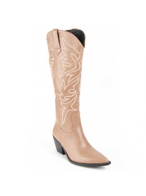 Botte à Talons Matériel Synthétique Montevita - Kiabi Botte à Talons Matériel Synthétique Montevita - Kiabi