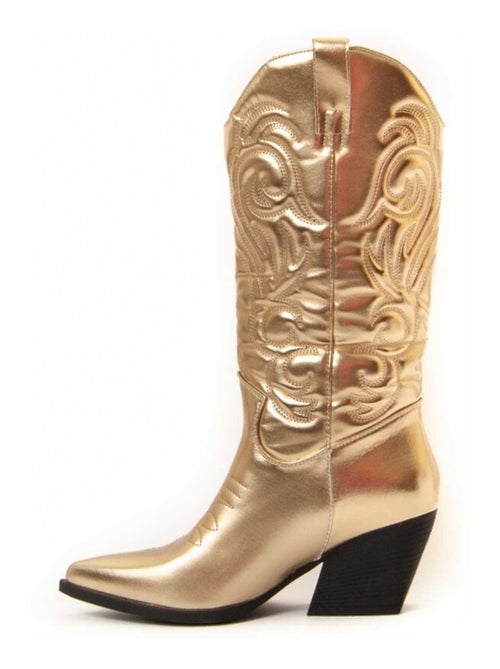 Botte à Talons Matériel Synthétique Montevita - Kiabi Botte à Talons Matériel Synthétique Montevita - Kiabi