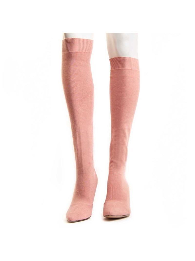 Botte à Talons Matériel Synthétique Montevita Rose - Kiabi