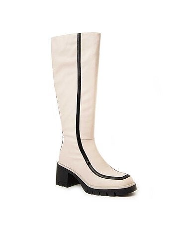 Botte à Talons Matière Synthétique Et Textile Montevita