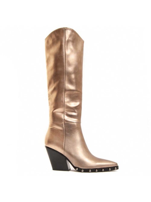 Botte à Talons Matière Synthétique Et Textile Montevita - Kiabi Botte à Talons Matière Synthétique Et Textile Montevita - Kiabi