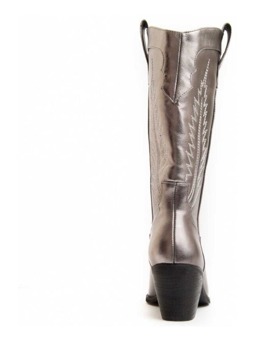 Botte à Talons Matière Synthétique Et Textile Montevita - Kiabi Botte à Talons Matière Synthétique Et Textile Montevita - Kiabi