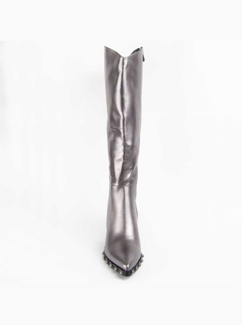 Botte à Talons Matière Synthétique Et Textile Montevita - Kiabi Botte à Talons Matière Synthétique Et Textile Montevita - Kiabi