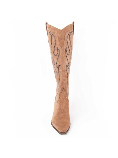 Botte à Talons Matière Synthétique Et Textile Montevita - Kiabi Botte à Talons Matière Synthétique Et Textile Montevita - Kiabi