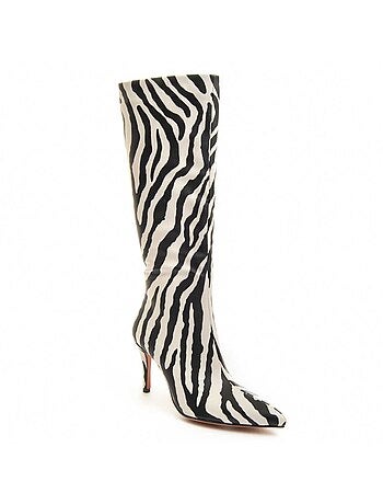 Botte à Talons Matière Synthétique Et Textile Montevita
