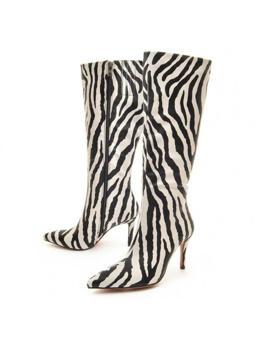 Botte à Talons Matière Synthétique Et Textile Montevita - Kiabi Botte à Talons Matière Synthétique Et Textile Montevita - Kiabi