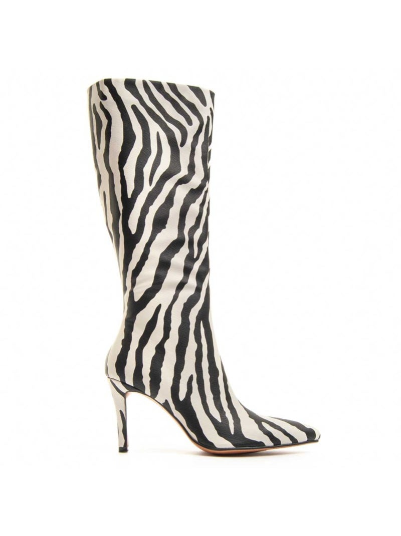 Botte à Talons Matière Synthétique Et Textile Montevita Multicolore - Kiabi