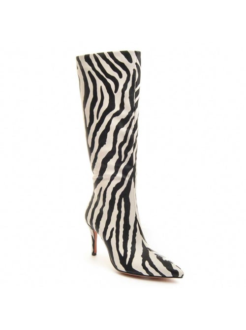 Botte à Talons Matière Synthétique Et Textile Montevita - Kiabi Botte à Talons Matière Synthétique Et Textile Montevita - Kiabi