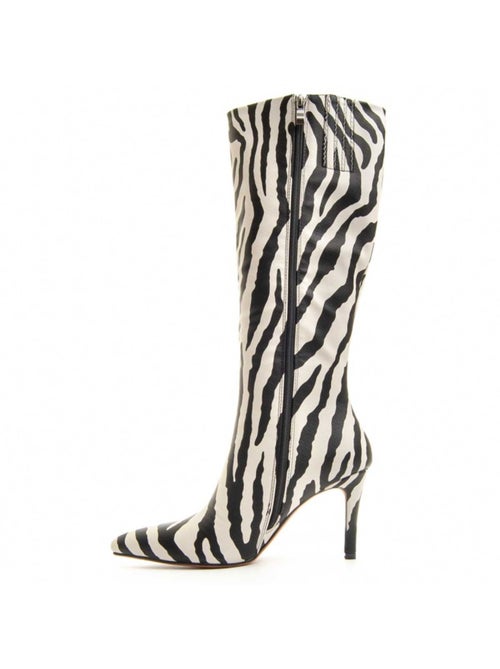 Botte à Talons Matière Synthétique Et Textile Montevita - Kiabi Botte à Talons Matière Synthétique Et Textile Montevita - Kiabi