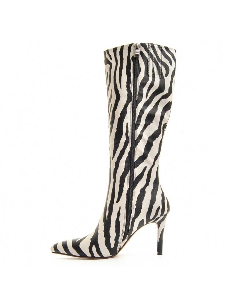 Botte à Talons Matière Synthétique Et Textile Montevita Multicolore - Kiabi