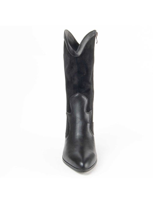 Botte à Talons Matière Synthétique Et Textile Montevita - Kiabi Botte à Talons Matière Synthétique Et Textile Montevita - Kiabi