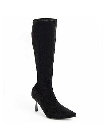 Botte à Talons Matière Synthétique Et Textile Montevita