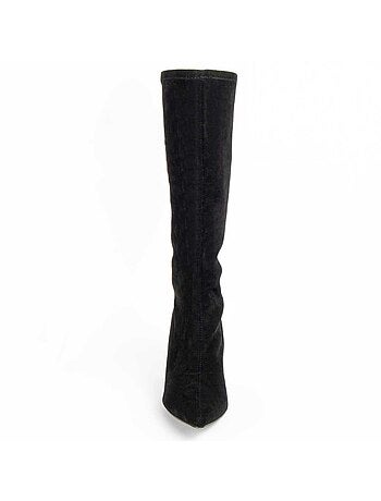 Botte à Talons Matière Synthétique Et Textile Montevita