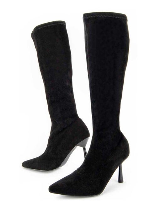 Botte à Talons Matière Synthétique Et Textile Montevita - Kiabi Botte à Talons Matière Synthétique Et Textile Montevita - Kiabi