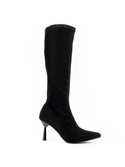 Botte à Talons Matière Synthétique Et Textile Montevita - Kiabi Botte à Talons Matière Synthétique Et Textile Montevita - Kiabi