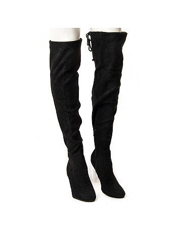 Botte à Talons Tissu Montevita