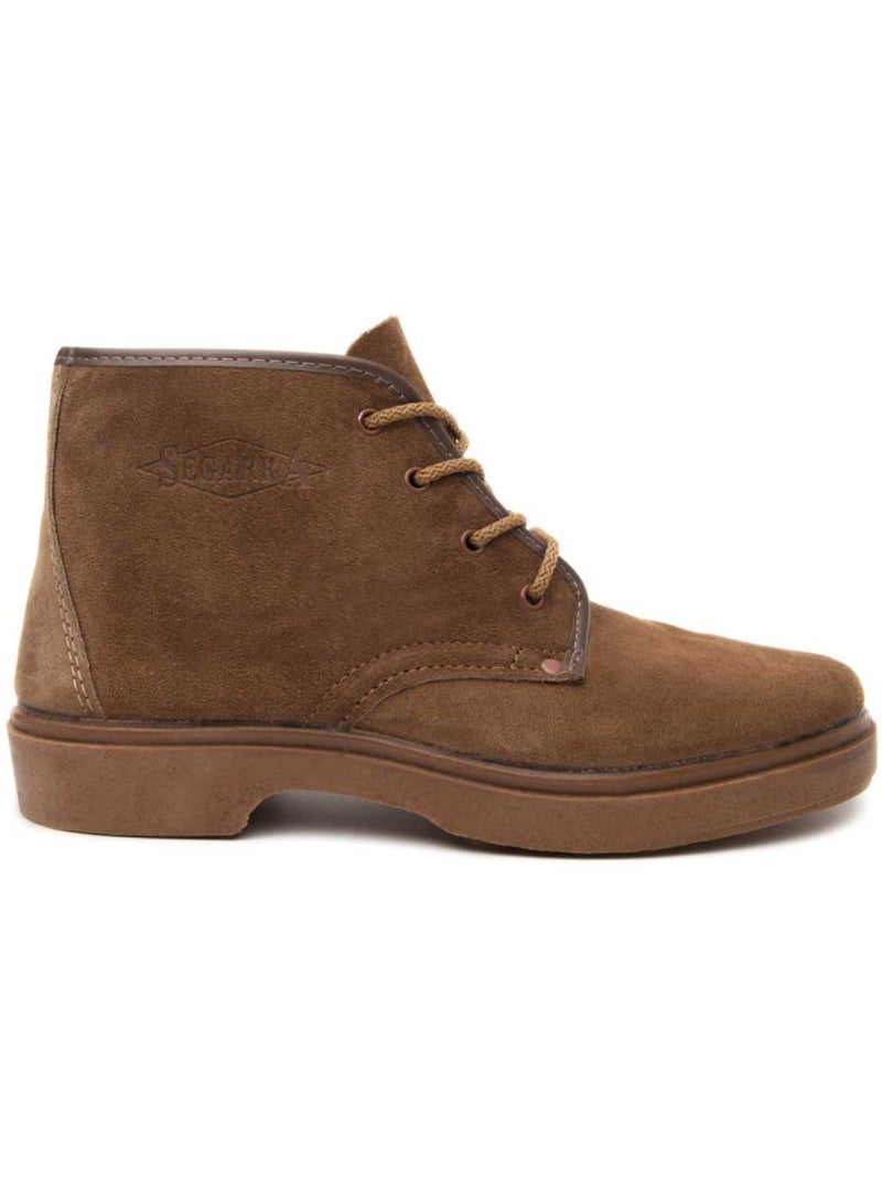 Botte Cuir Naturel Northome Marron - Kiabi