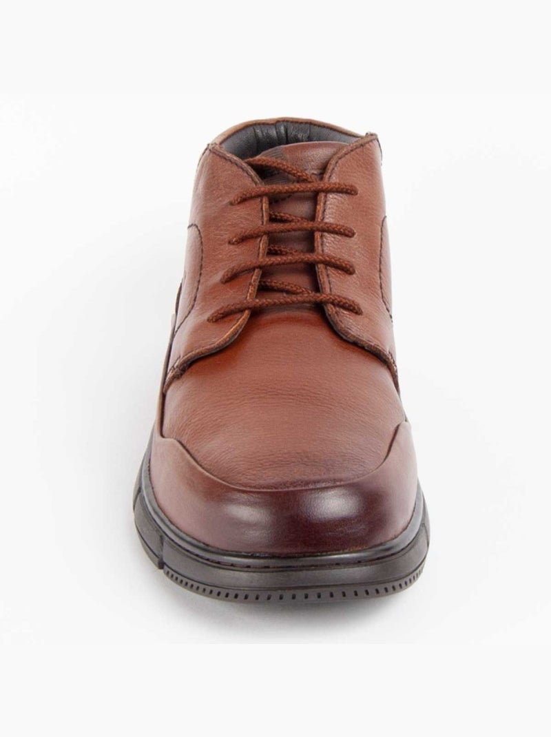 Botte Cuir Naturel Purapiel Marron - Kiabi