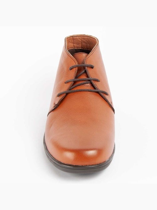 Botte Cuir Naturel Purapiel - Kiabi Botte Cuir Naturel Purapiel - Kiabi