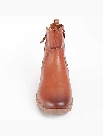 Botte Cuir Naturel Purapiel
