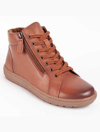 Botte Cuir Naturel Purapiel
