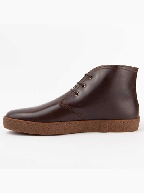 Botte Cuir Naturel Purapiel - Kiabi Botte Cuir Naturel Purapiel - Kiabi