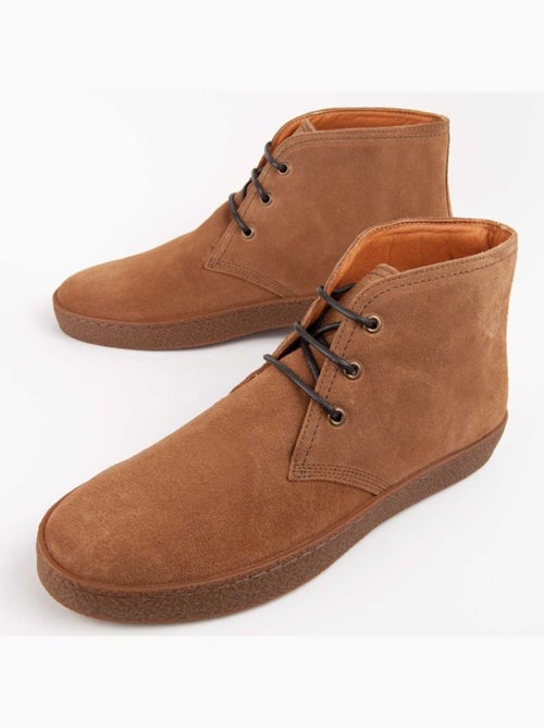 Botte Cuir Naturel Purapiel - Kiabi Botte Cuir Naturel Purapiel - Kiabi