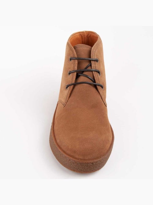 Botte Cuir Naturel Purapiel - Kiabi Botte Cuir Naturel Purapiel - Kiabi
