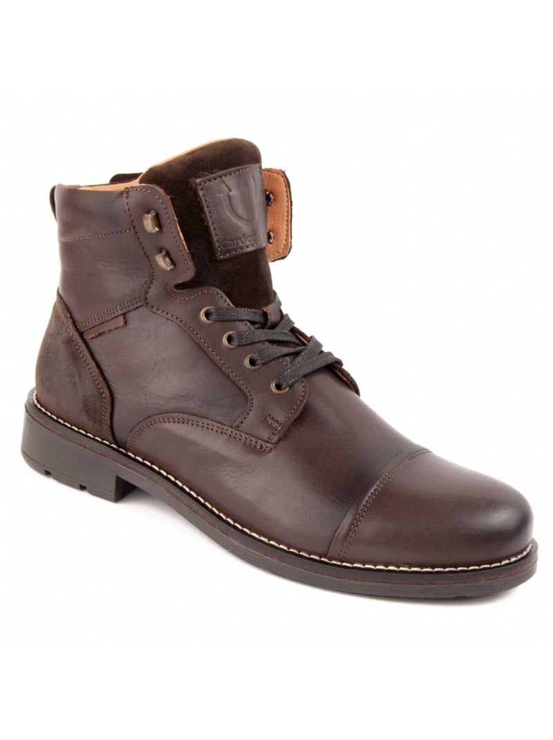 Botte Cuir Naturel Purapiel Marron - Kiabi