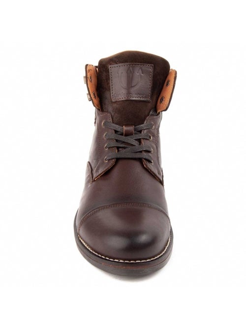 Botte Cuir Naturel Purapiel - Kiabi Botte Cuir Naturel Purapiel - Kiabi