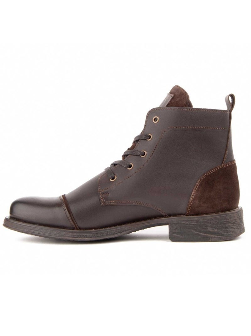 Botte Cuir Naturel Purapiel Marron - Kiabi