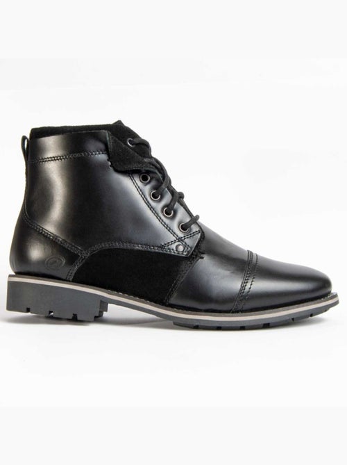 Botte Cuir Naturel Purapiel - Kiabi Botte Cuir Naturel Purapiel - Kiabi
