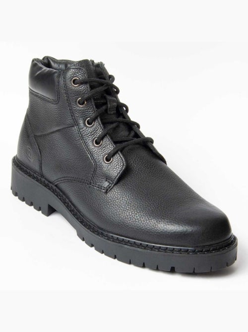 Botte Cuir Naturel Purapiel - Kiabi Botte Cuir Naturel Purapiel - Kiabi
