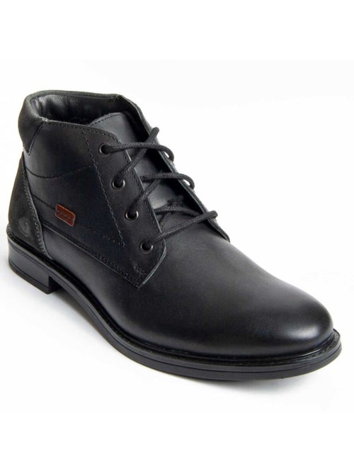 Botte Cuir Naturel Purapiel - Kiabi Botte Cuir Naturel Purapiel - Kiabi