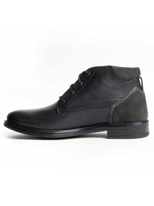 Botte Cuir Naturel Purapiel - Kiabi Botte Cuir Naturel Purapiel - Kiabi