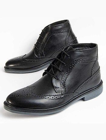 Botte Cuir Naturel Purapiel