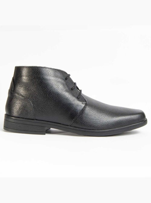 Botte Cuir Naturel Purapiel - Kiabi Botte Cuir Naturel Purapiel - Kiabi