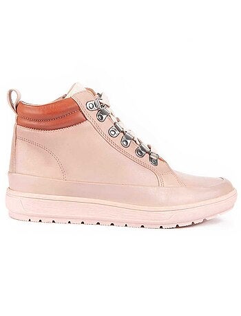 Botte De Cheville Cuir Naturel Purapiel