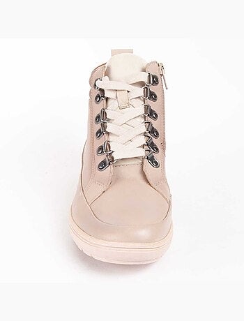 Botte De Cheville Cuir Naturel Purapiel