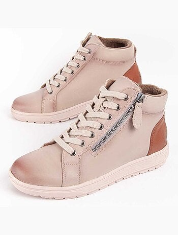 Botte De Cheville Cuir Naturel Purapiel