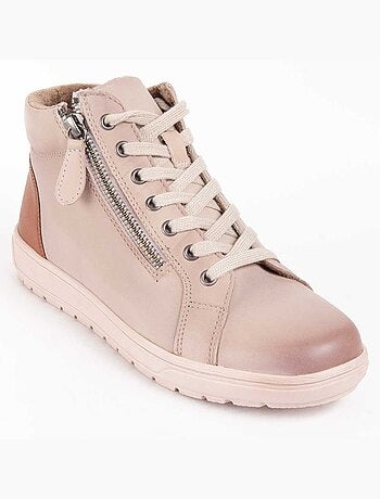 Botte De Cheville Cuir Naturel Purapiel