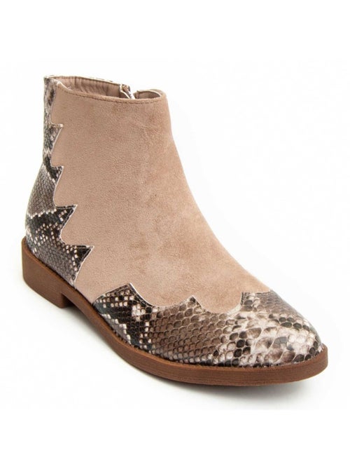 Botte De Cheville Matériel Synthétique Montevita - Kiabi Botte De Cheville Matériel Synthétique Montevita - Kiabi