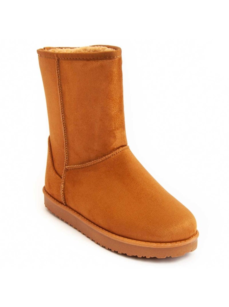 Botte De Cheville Matériel Synthétique Montevita Marron - Kiabi