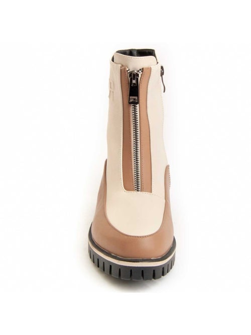 Botte De Cheville Matière Synthétique Et Textile Montevita - Kiabi Botte De Cheville Matière Synthétique Et Textile Montevita - Kiabi