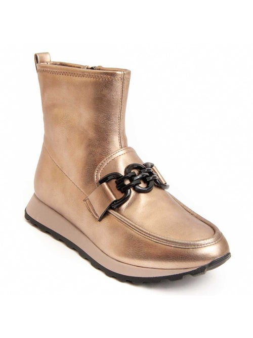 Botte De Cheville Matière Synthétique Et Textile Montevita - Kiabi Botte De Cheville Matière Synthétique Et Textile Montevita - Kiabi
