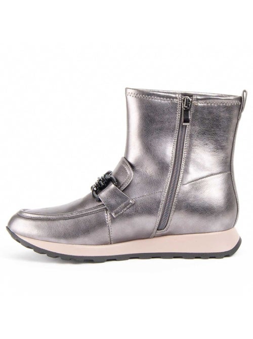 Botte De Cheville Matière Synthétique Et Textile Montevita - Kiabi Botte De Cheville Matière Synthétique Et Textile Montevita - Kiabi