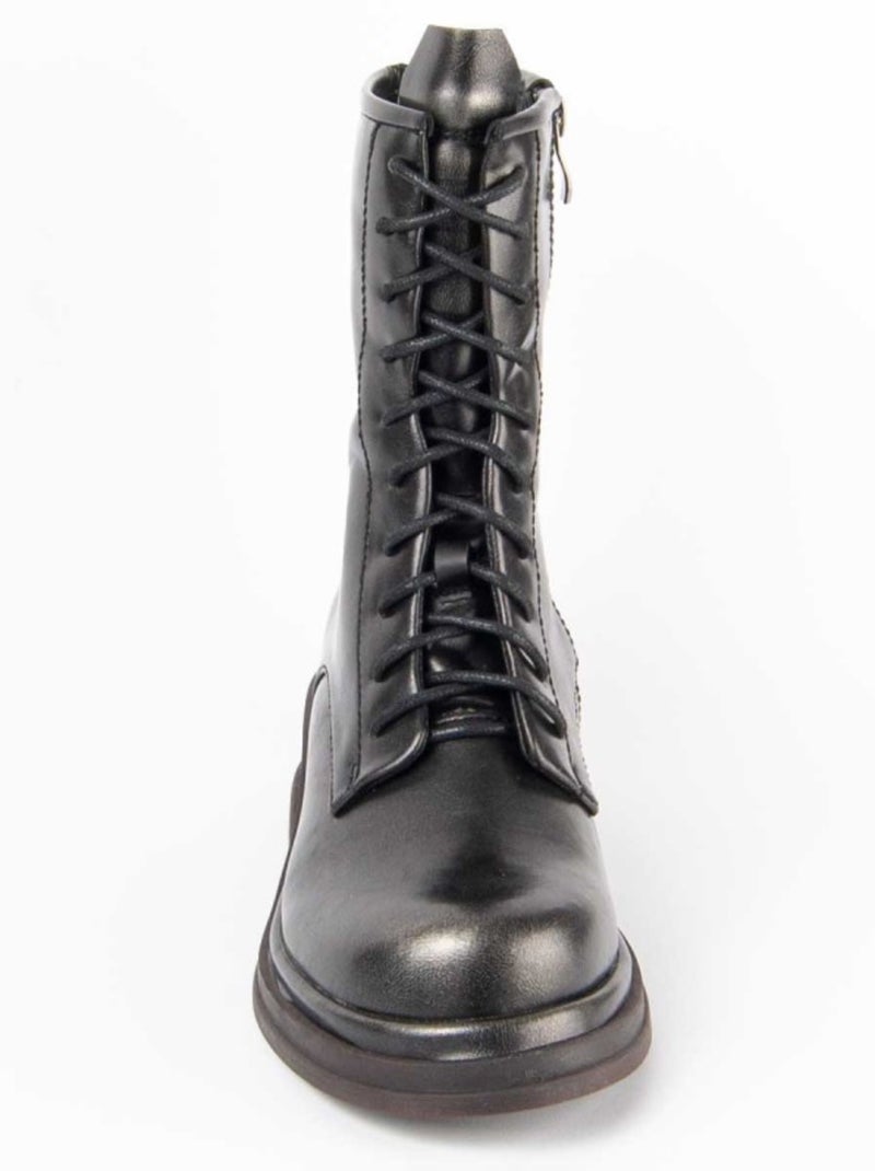 Botte De Cheville Matière Synthétique Et Textile Montevita Gris - Kiabi