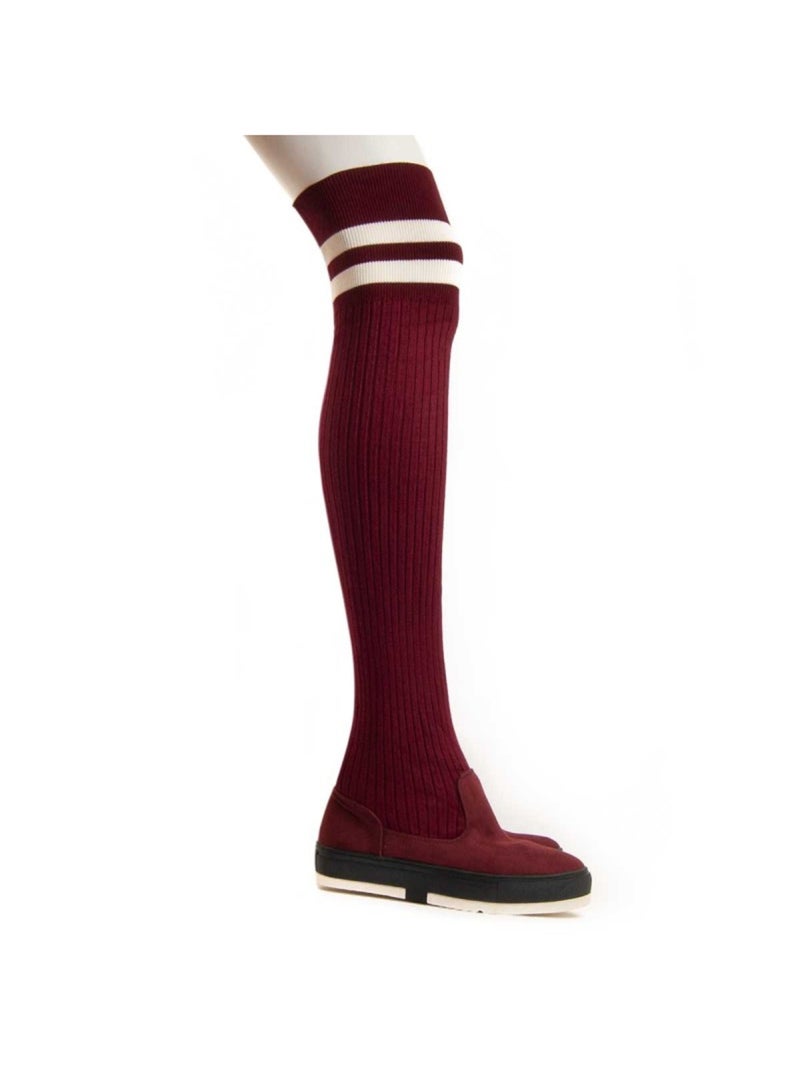 Botte Matériel Synthétique Montevita Rouge - Kiabi