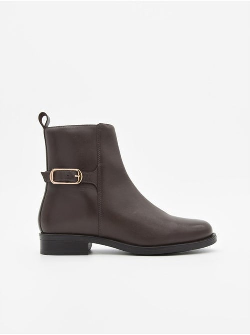 Bottes Basses Matériau Synthétique Purapiel - Kiabi Bottes Basses Matériau Synthétique Purapiel - Kiabi